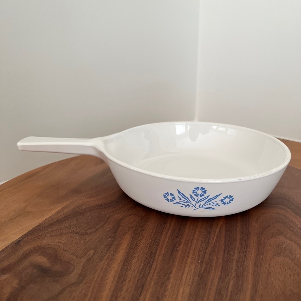 CORNING WARE Vintage Cornflower Blue Skillet No Lid P-83-B 16 cm Cookware